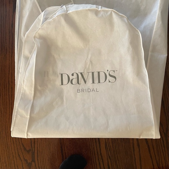 David’s Bridal Pleated Strapless Wedding Dress - Picture 13 of 13